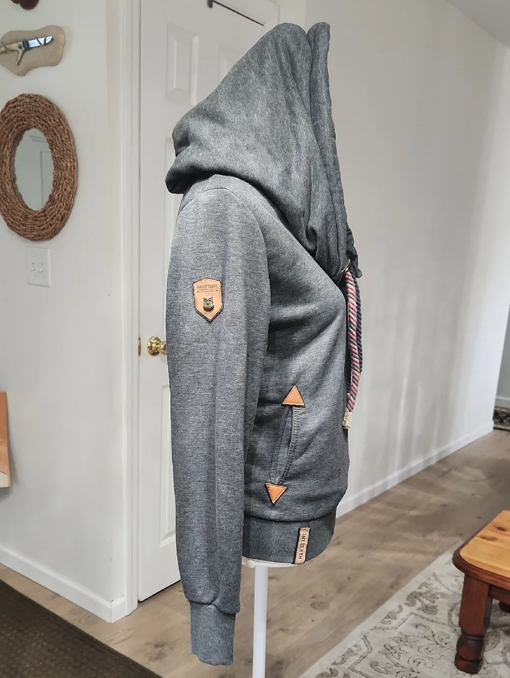 Naketano Hoodie Double Hood Funnel Neck S - Picture 3 of 16